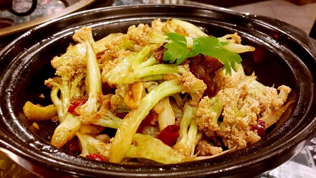 香锅有机花菜