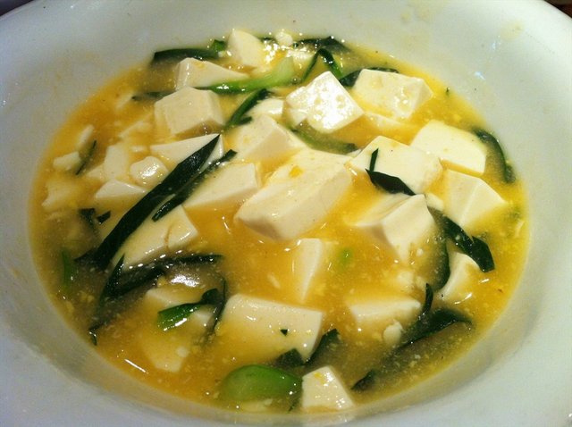青菜豆腐