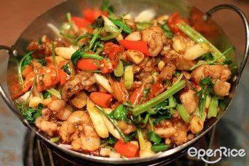 干锅牛蛙