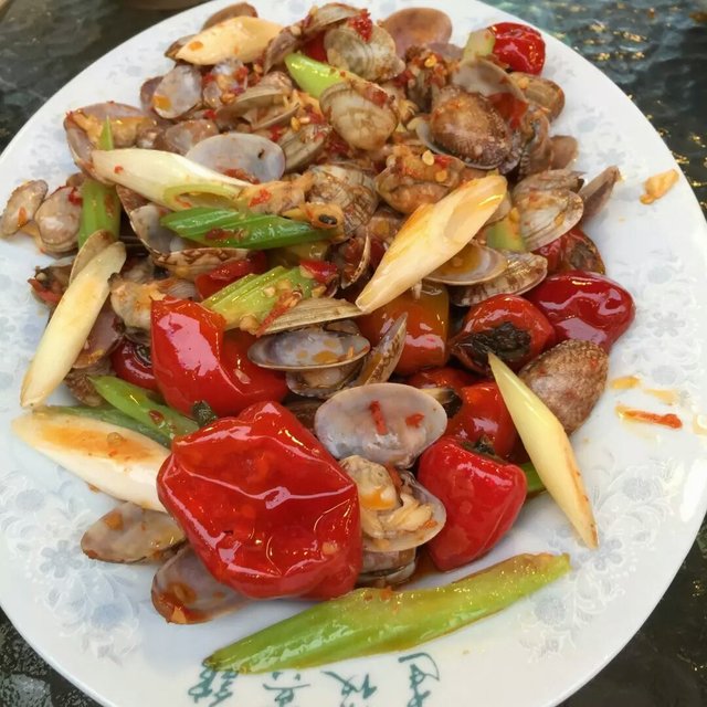 泡椒炒花哈