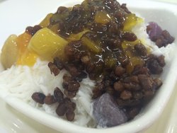 红豆芋圆绵绵冰
