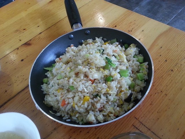 时蔬炒饭