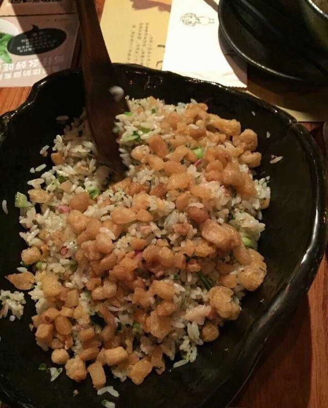 猪油渣菜饭