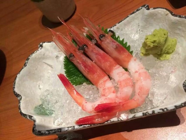 甜虾刺身
