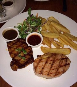 烤鱼排香辣烤鸡组合