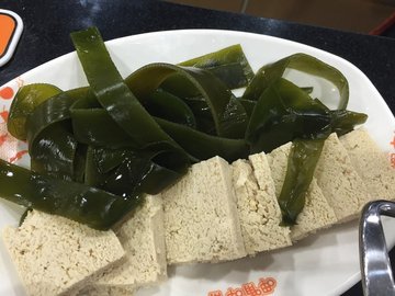 海带冻豆腐拼盘