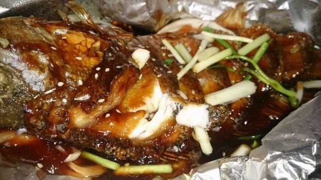 锡纸鲈鱼