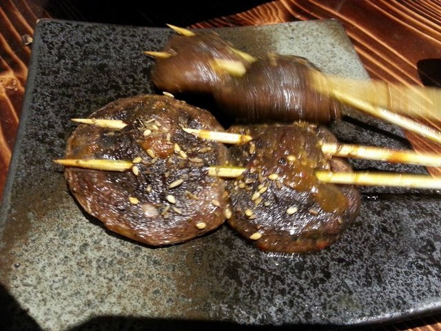 烤香菇