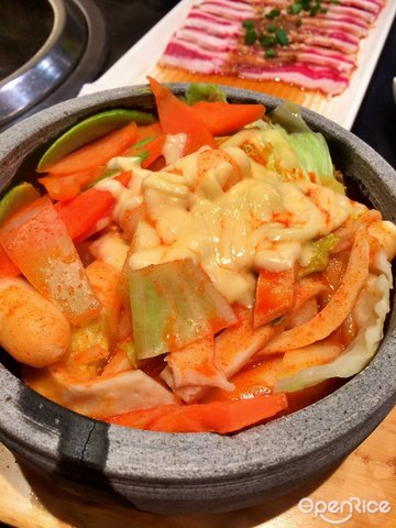 石锅芝士年糕