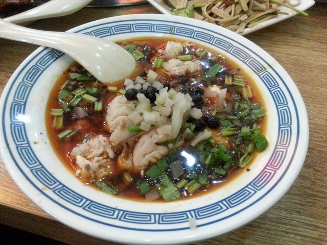 冒脑花
