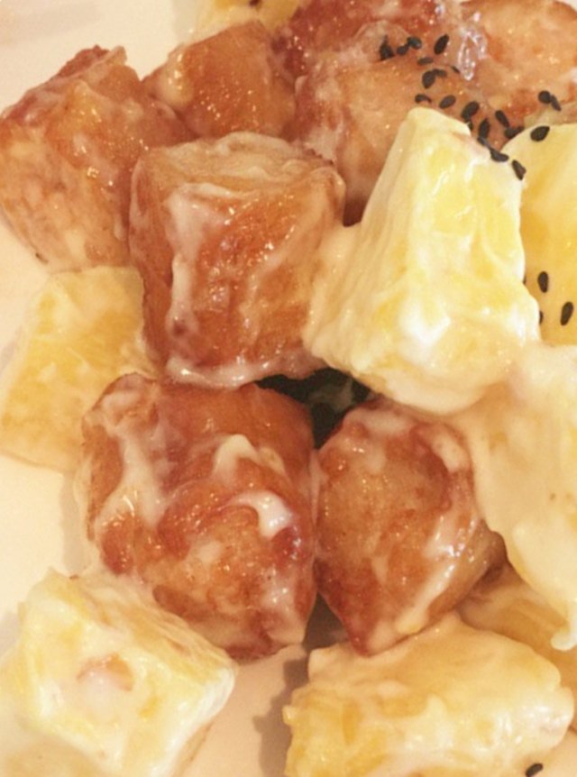 菠萝油条虾