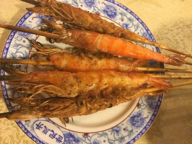 烤大虾