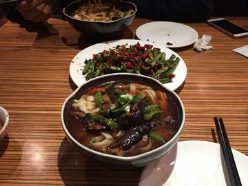 茄子豆角面