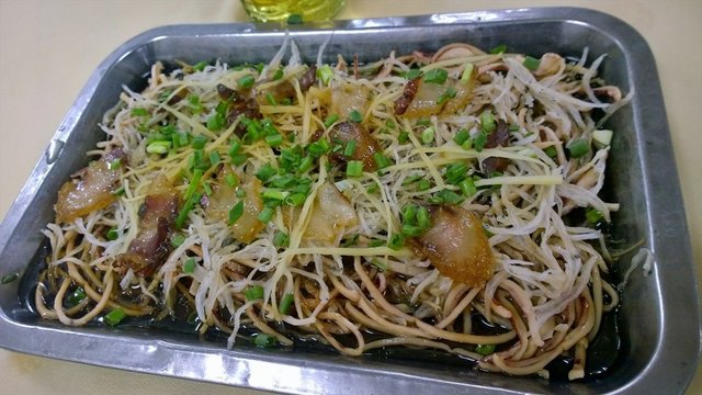 蒸银鱼仔
