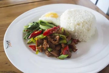 香辣鸡胗套餐