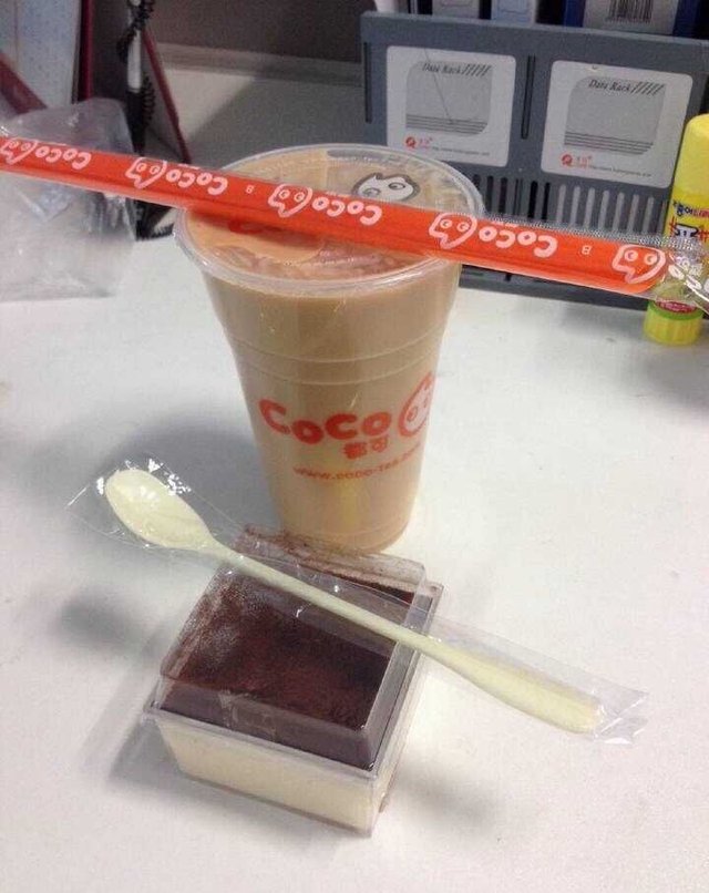 布丁奶茶