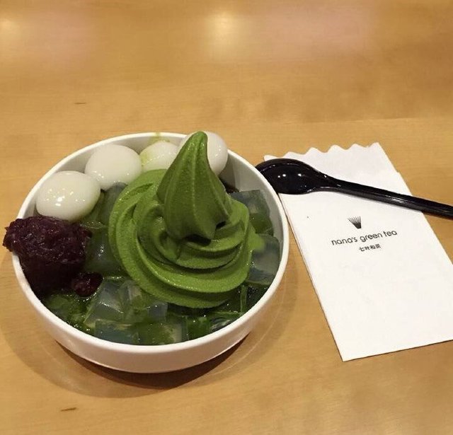 抹茶软冰激凌