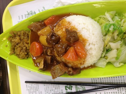 红烩牛肉饭 - 石景山区的康康快餐城