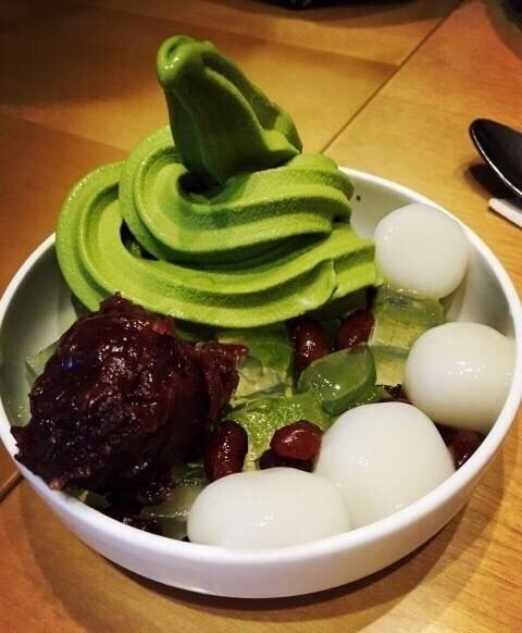 抹茶软冰激凌