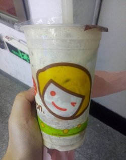 红豆布丁烤奶茶