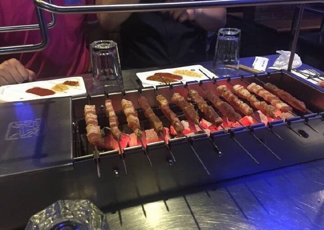 五花猪肉串