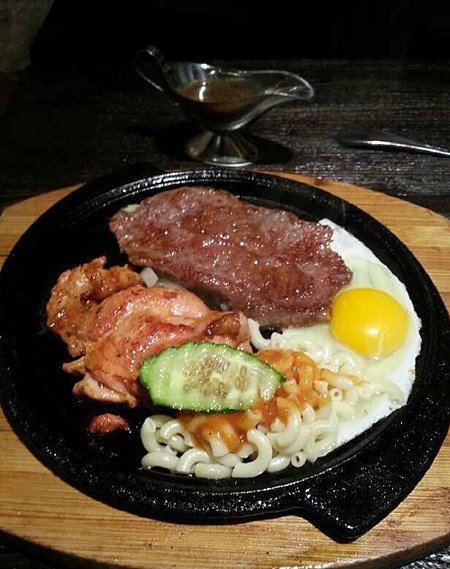 牛排鸡排双拼