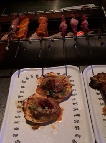 烤扇贝