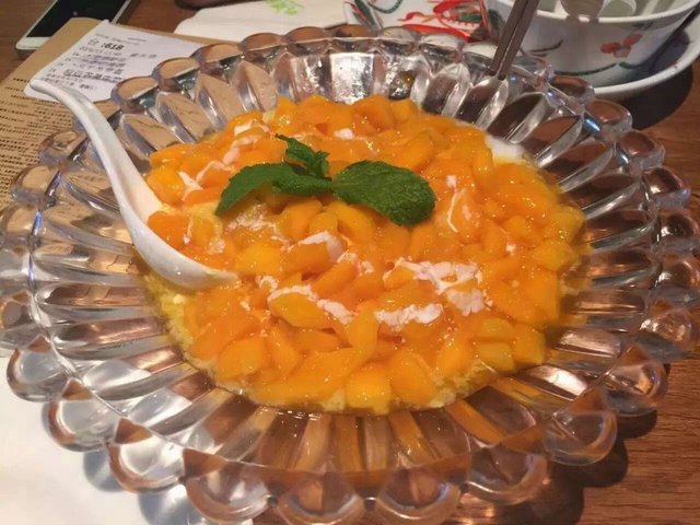 超级牛奶芒果冰