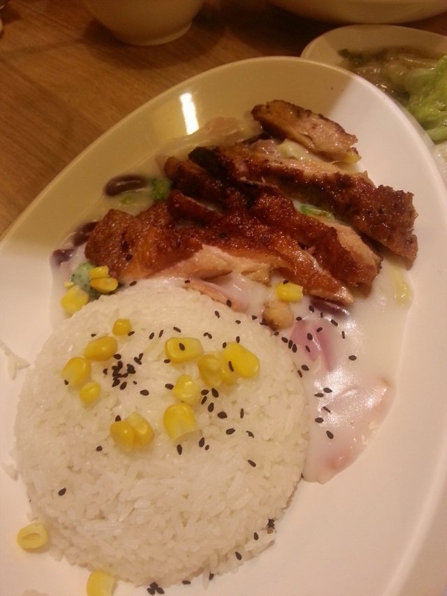 白汁鸡扒饭