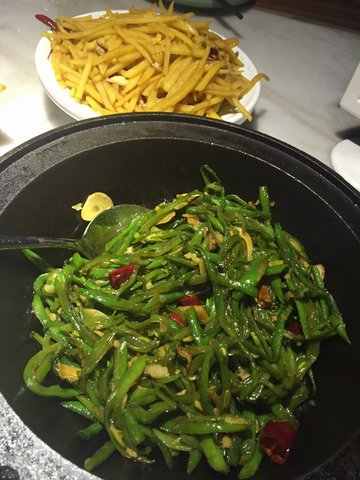 干锅豆角