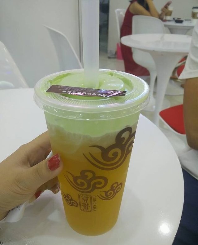 抹茶奶盖乌龙