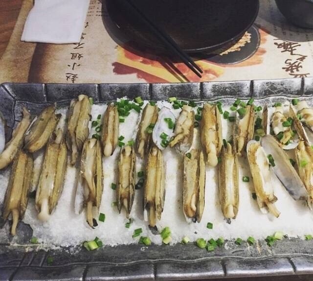 盐烤竹蛏