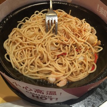 黑椒海鲜意面