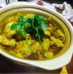 咖喱鸡仔煲
