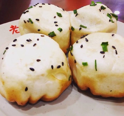 生煎- 长宁区的老盛兴苏州汤包店)