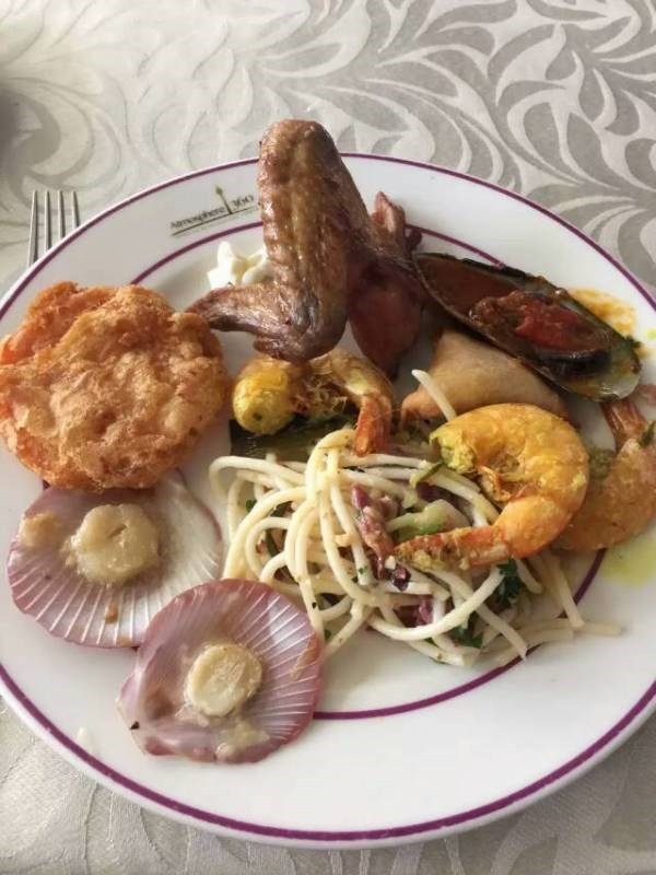 蒸扇贝