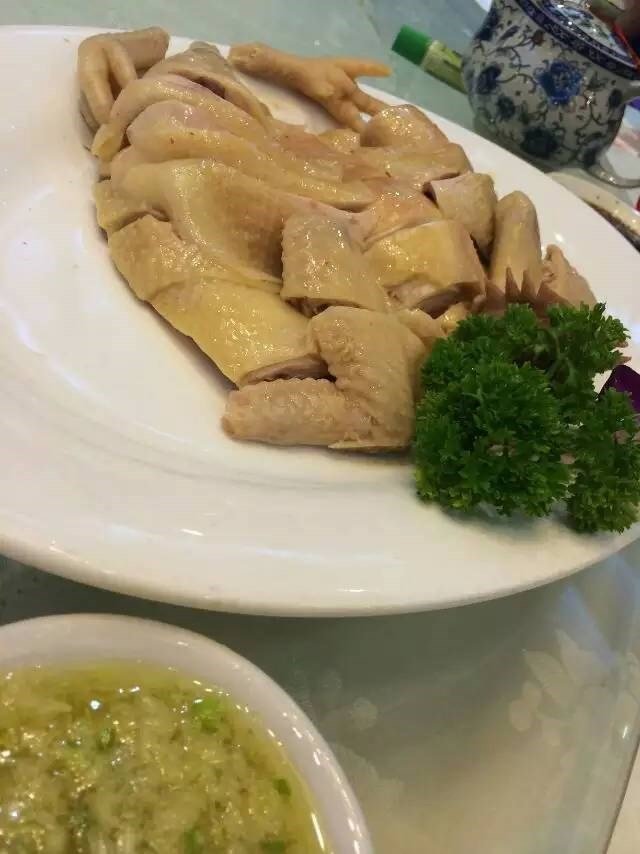 葱油淋鸡