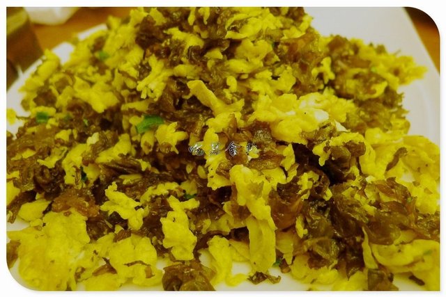 地皮菜炒鸡蛋