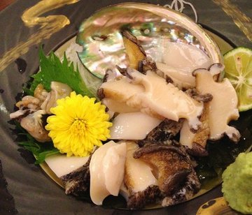 鲍鱼刺身