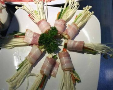 金针菇培根卷