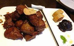 蒜香青芥牛肉粒