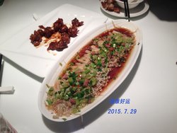 牛肉粒扒金针菇
