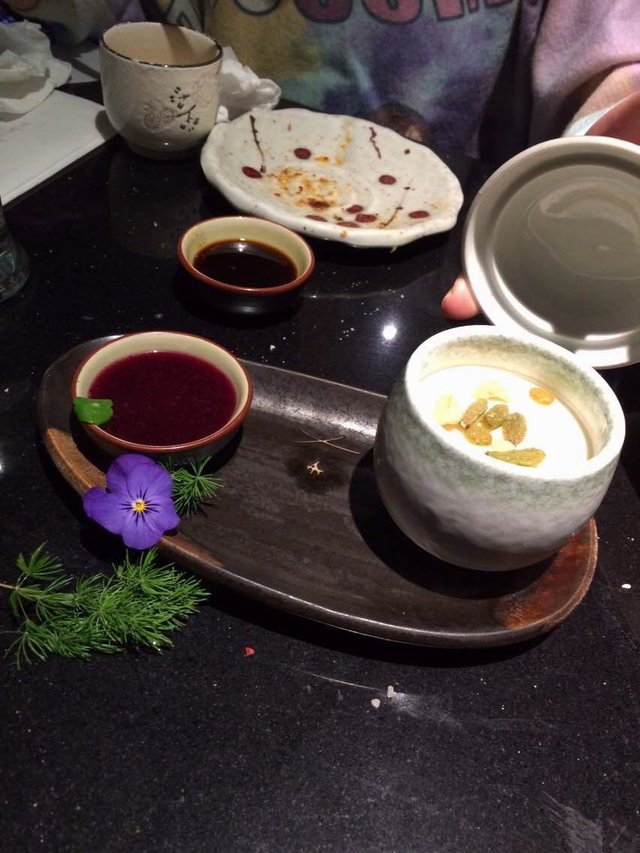 果仁酸奶