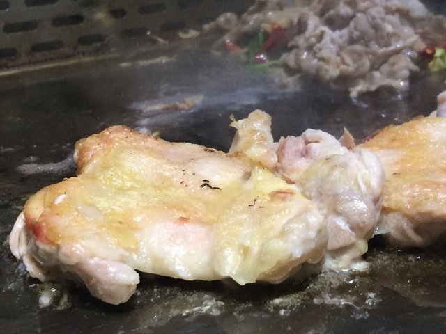 铁板鸡肉
