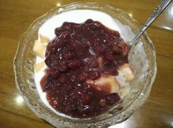 红豆芒果布丁