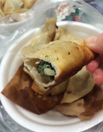 豆苗锅贴