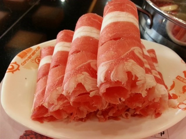 小盘肥牛肉片