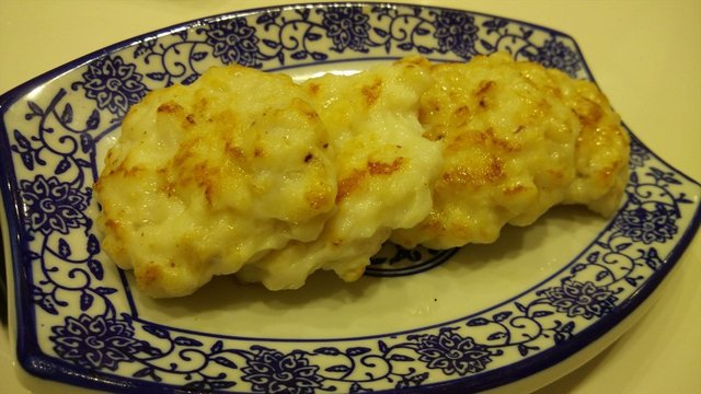 手打墨鱼饼