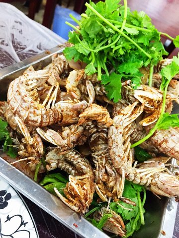 椒盐濑尿虾