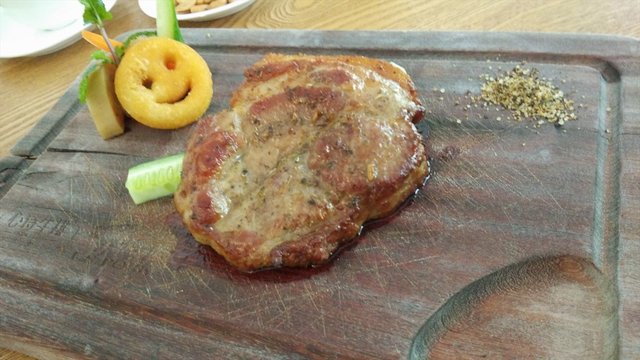 烤焗德州自然猪肉眼